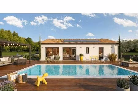 terrain avec maison neuve à vendre