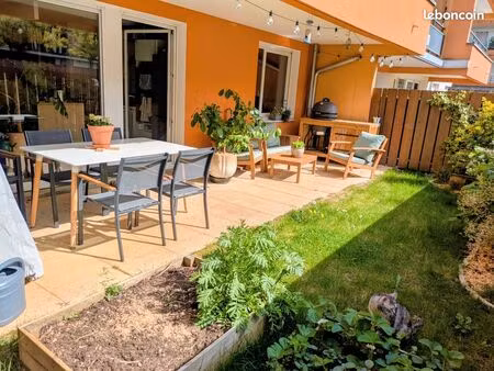 appartement 70m2 avec jardin