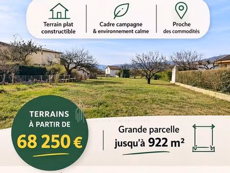 terrain 592 m² serves-sur-rhône