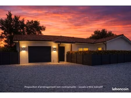 maison neuve de plain-pied – centre biscarrosse – calme absolu