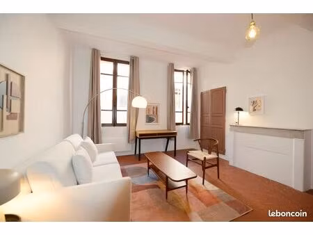appartement meublé 1 pièce - 27m2 plein centre d'aix