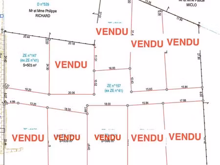 terrain viabilisé sur la commune de fontaine guérin/ les bois d'anjou