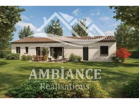 terrain avec maison neuve à vendre