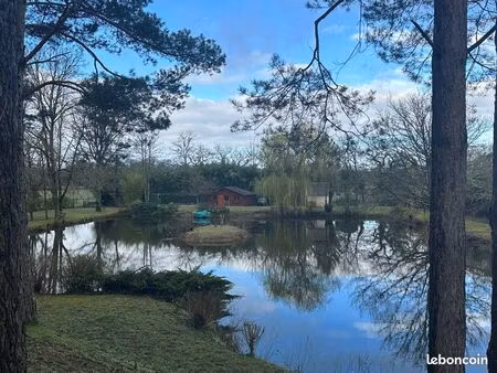 terrain de loisirs 6 500 m² avec plan d’eau - parc de la brenne