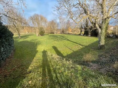 terrain de loisirs ~4 000 m² clôturé  en bord du loir – saint-denis-les-ponts (28)