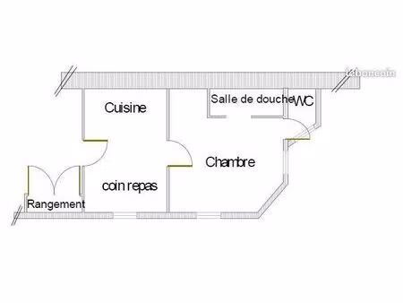 ? t2 meublé calme – centre-ville pau – disponible le 1/5 – stagiaire bienvenu