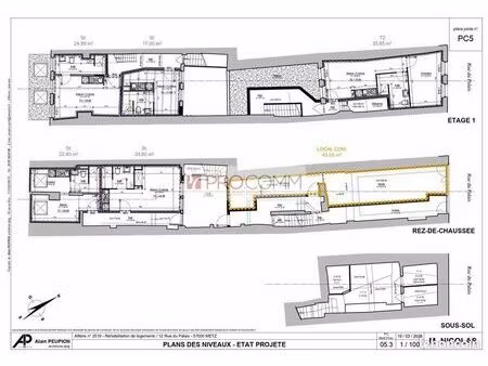 local commercial 45 m²