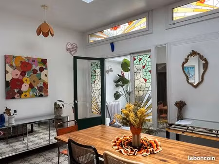 maison 122 m² – 3 chambres – charme de l’ancien – quartier égalité – tourcoing