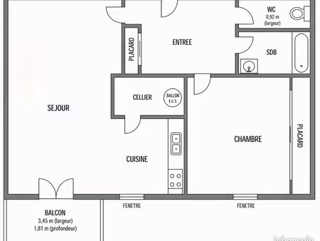 appartement t2 – 46 m² avec balcon  parking & piscine – mont-de-marsan