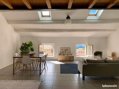 grand appartement lumineux atypique : coup de cœur assuré