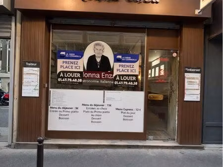 location pure petite restauration idéal 75010