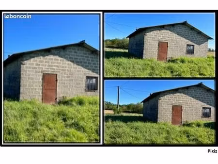 local 80m² à rénover + terrain 1000m² saint-sever (40500)