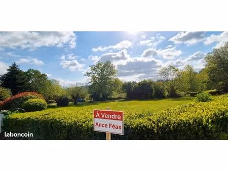 ? ? beau terrain à bâtir – ance féas (64)– étude de sol g1 fournie