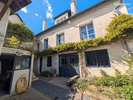 maison 5 pièces 94 m² – centre saint-avertin – charme + atelier 50 m²