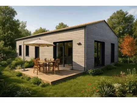 terrain avec maison neuve à vendre