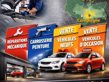 garage automobile  garage 1000 m² compiègne