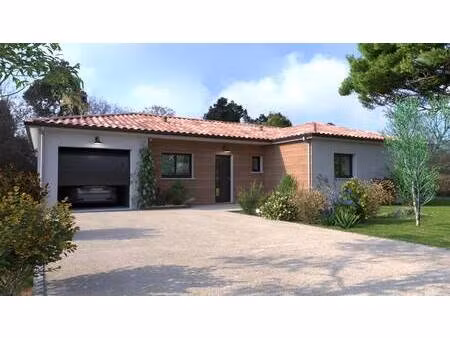 terrain avec maison neuve à vendre