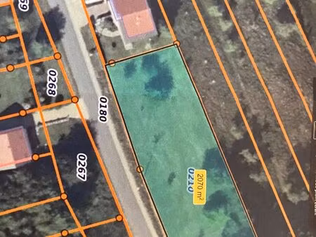 a vendre 1 terrain à bâtir de 667 m2 à rémering les puttelange
