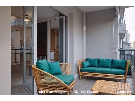 appartement 3 pièces 69 m²