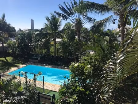 t3 meublé piscine proche chu vue mer