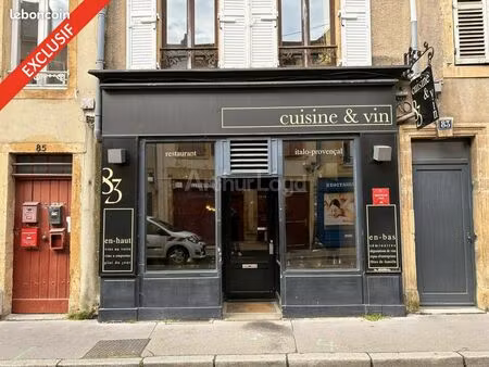 fonds de commerce restaurant 285 m²