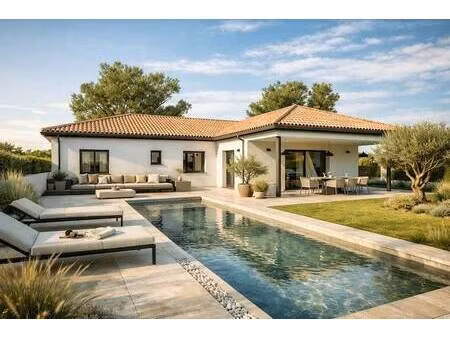 terrain avec maison neuve à vendre