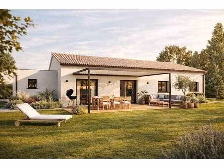 terrain avec maison neuve à vendre