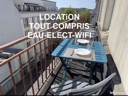 tout compris terrasse liberté mairie arsenal hopital fac gare wifi 7 tv
