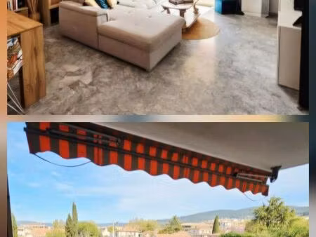 t3 traversant lumineux entièrement renové + parking