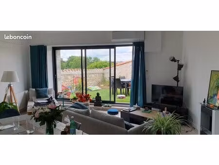 ? duplex rénové de 103m² avec terrasse attique de 25m² – châteauneuf-sur-charente – 4 cham