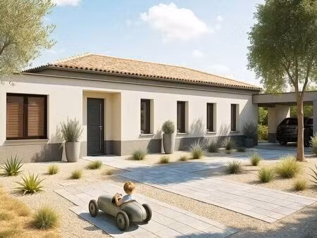 terrain avec maison neuve à vendre