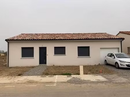 terrain avec maison neuve à vendre