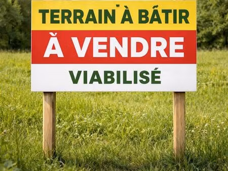 terrain à bâtir 500 m²/ rue des anguignis/st marceau