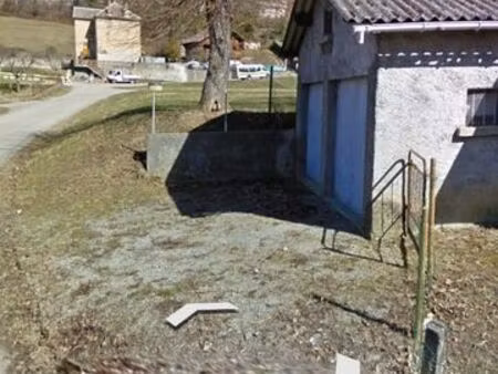 garage double avec terrain