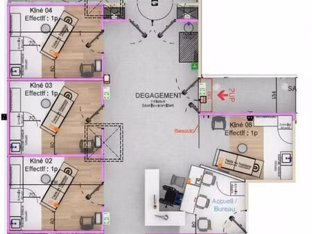 à louer – local professionnel de 180 m² au sein d’un complexe sportif premium à laxou (545