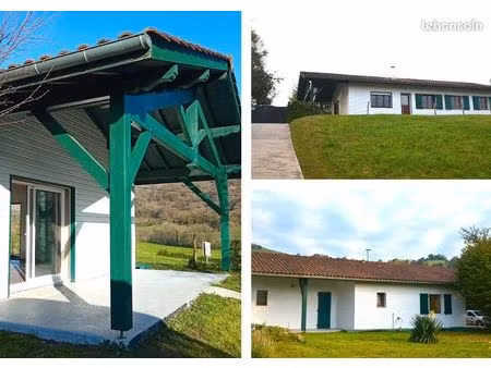 maison 4 pièces et 3 chambres ossature en bois sur terrain de 1300m2