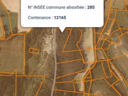 vente de 8 parcelles – terres agricoles / naturelles (taillis  landes)