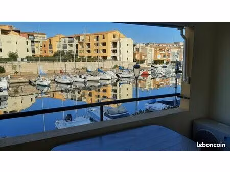 ◊ exceptionnel – studio double cabine avec vue chenal panoramique + piscines + parking+ cl