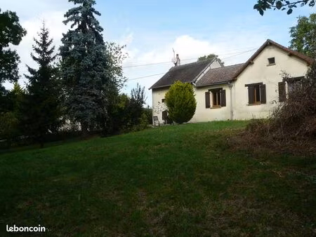 maison dans jardin paysager