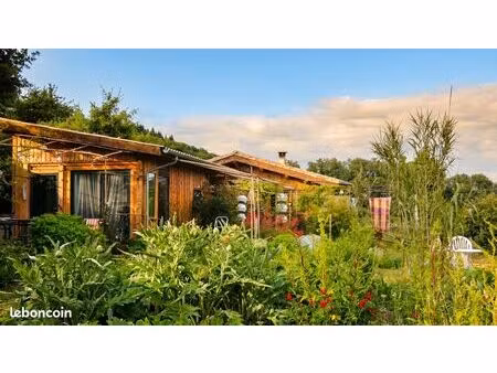 maison bois + studio indépendant – vue panoramique – 180°