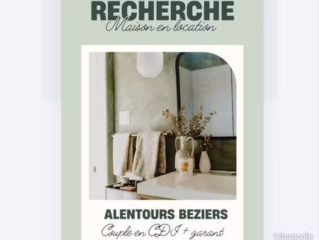 recherche maison à louer