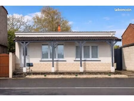 maison de plain-pied individuelle et jardin sans vis-à-vis