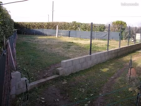 terrain constructible à tignieu 38230