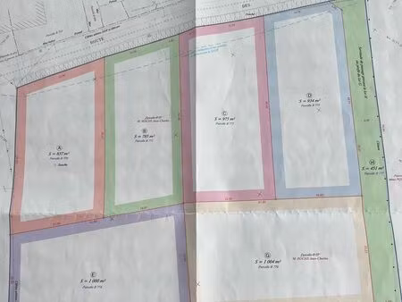 terrains constructibles entièrement lotis et fibrés mizérieux 42