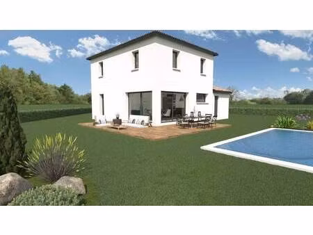 terrain avec maison neuve à vendre