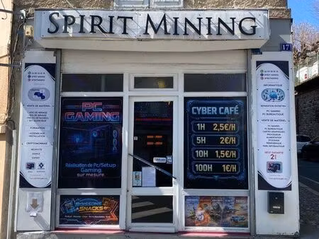 vente magasin informatique / cybercafé