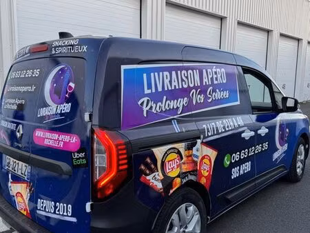 fond de commerce de livraison d’alcool de nuit à la rochelle - forte notoriété locale