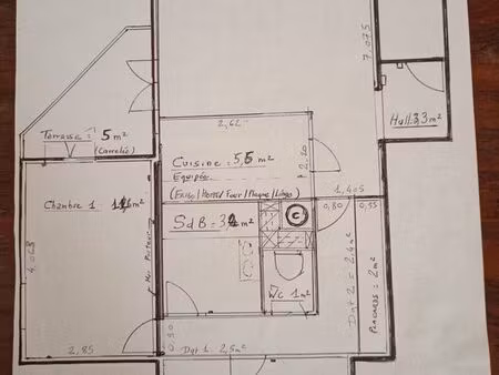 appartement f3 montpellier 66m2 quartier la martelle agents immo s'abstenir totalement