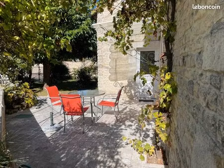 maison charentaise lumineuse en pierre - 5 chambres - la chapelle 16140 (charente)