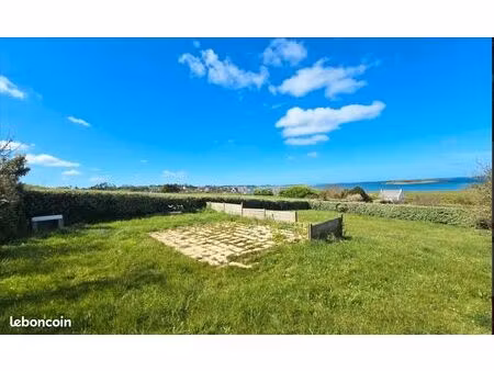 ? rare – terrain de loisirs avec vue mer à 250 m de la plage – landéda (broennou)